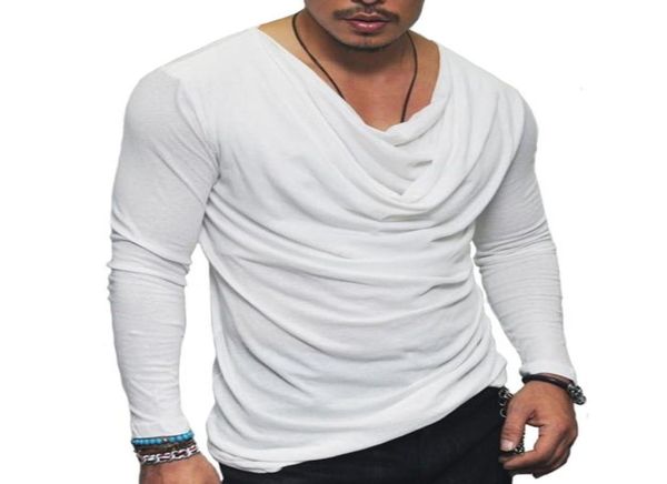 men039s tshirts t shirt men fashion fold design solid tshirt long sleeve hip hop streetwear slim fit tshirt 4405755, White;black
men039s tshirts t shirt men fashion fold design solid tshirt long sleeve hip hop streetwear slim fit tshirt 4405755, White;black