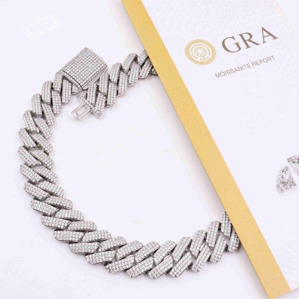 19mmnew european and american necklace 925 silver moissanite inlaid men's fashion hip-hop popular cuban chain
19mmnew european and american necklace 925 silver moissanite inlaid men's fashion hip-hop popular cuban chain