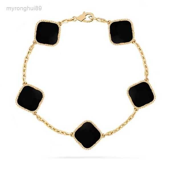 5 motif fashion bracelet luxury jewerly designer for woman rose plated silver shell women chain men jewelry cjeweler party 33fy, Black
5 motif fashion bracelet luxury jewerly designer for woman rose plated silver shell women chain men jewelry cjeweler party 33fy, Black
