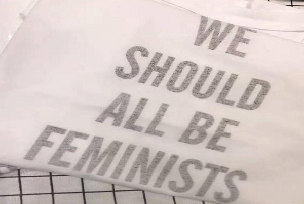 we should all be feminists women039s white round neck short sleeve tshirt size sl6239880
we should all be feminists women039s white round neck short sleeve tshirt size sl6239880