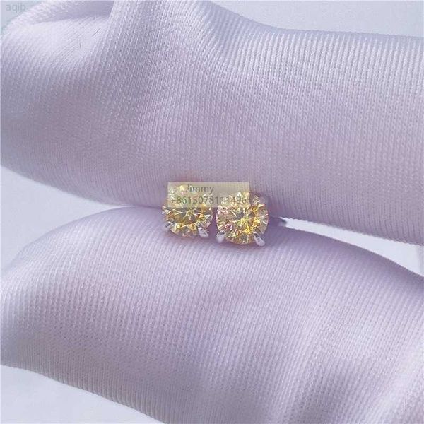 gra certificates pass diamond tester 925 sterling silver 4mm 6.5mm yellow moissanite stud earrings for man, Golden
gra certificates pass diamond tester 925 sterling silver 4mm 6.5mm yellow moissanite stud earrings for man, Golden