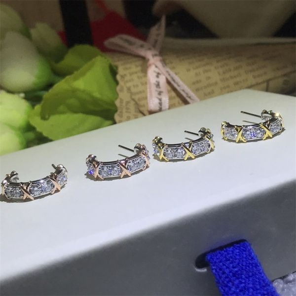 925 sterling silver jewelry moissanite charm earrings cross crossing women earring fashion classic wedding ear rings woman diamond ear-ring, Golden
925 sterling silver jewelry moissanite charm earrings cross crossing women earring fashion classic wedding ear rings woman diamond ear-ring, Golden