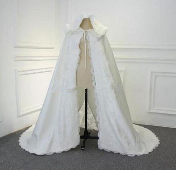 new arrival winter wedding cloak cape lace applique hooded with fur trim long bridal wraps jackets special party banquet women w2562079, White
new arrival winter wedding cloak cape lace applique hooded with fur trim long bridal wraps jackets special party banquet women w2562079, White