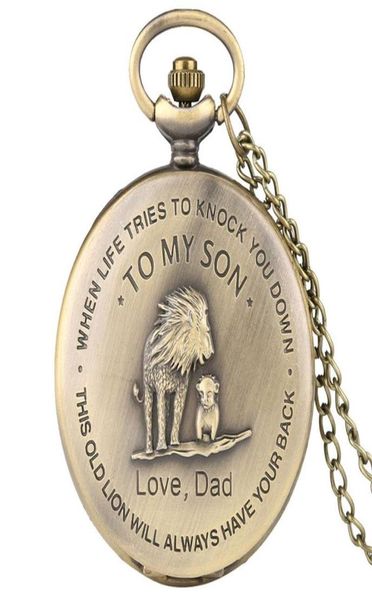 pocket watches the lions 039to my son039 watch men necklace gifts from dad bronze color fob clock birthday gift for boys mal4228066, Slivery;golden
pocket watches the lions 039to my son039 watch men necklace gifts from dad bronze color fob clock birthday gift for boys mal4228066, Slivery;golden