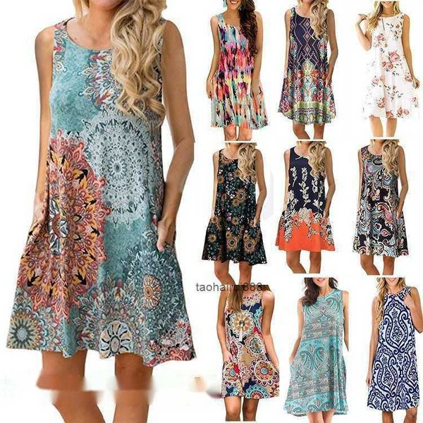 spring/summer new sleeveless head element print pocket large swing round neck tank dress, Black;gray
spring/summer new sleeveless head element print pocket large swing round neck tank dress, Black;gray