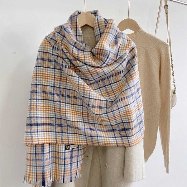 casual brand b urbbery scarf online shop short whiskered plaid scarf in winter korean version versatile british classic neck student thicken, Blue;gray
casual brand b urbbery scarf online shop short whiskered plaid scarf in winter korean version versatile british classic neck student thicken, Blue;gray