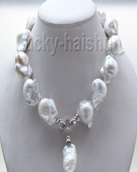 new fine pearl jewelry natural luster 17quot 22mm white reborn keshi pearls necklace6279083, Silver
new fine pearl jewelry natural luster 17quot 22mm white reborn keshi pearls necklace6279083, Silver