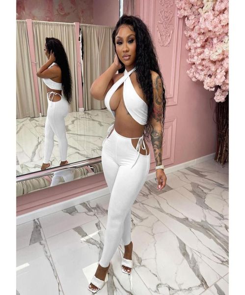 criss cross bandage matching set summer 2021 club crop and pants two piece sets for women ruched outfits87373516403700, White
criss cross bandage matching set summer 2021 club crop and pants two piece sets for women ruched outfits87373516403700, White