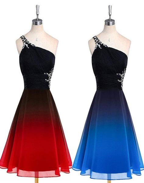 2020 one shoulder gradient chiffon short prom dresses ombre beads evening party gowns homecoming graduation dress7835209, Black
2020 one shoulder gradient chiffon short prom dresses ombre beads evening party gowns homecoming graduation dress7835209, Black