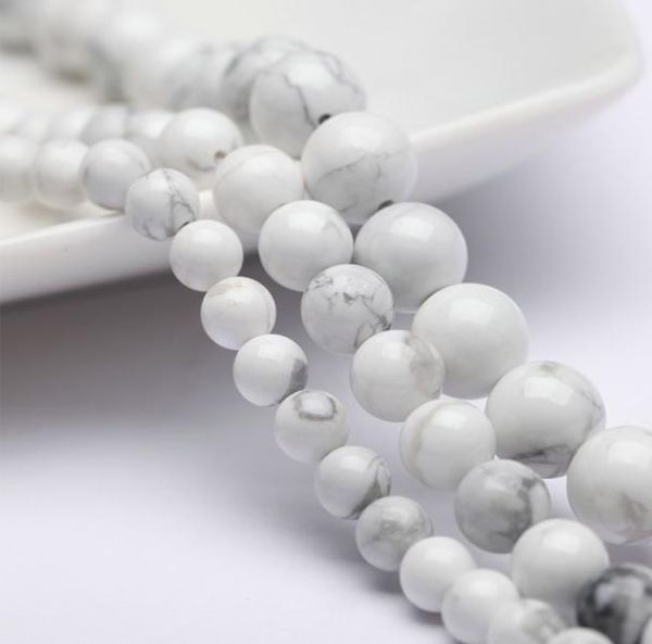 natural white turquoise stone beads diy bead bracelet jewelry material round loose stone beads 468101214mm5948671, Black
natural white turquoise stone beads diy bead bracelet jewelry material round loose stone beads 468101214mm5948671, Black