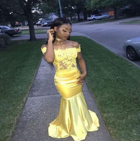 amazing yellow mermaid african lace evening party dresses off the shoulder elastic satin long for women girl prom formal homecomin2581664, Black;red
amazing yellow mermaid african lace evening party dresses off the shoulder elastic satin long for women girl prom formal homecomin2581664, Black;red