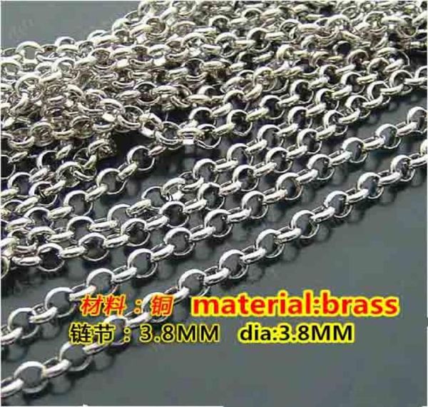 round line chains handwork decoration accessory diy brass copper metal flexible white k plated jewelry findings wholes 345948730915, Silver
round line chains handwork decoration accessory diy brass copper metal flexible white k plated jewelry findings wholes 345948730915, Silver