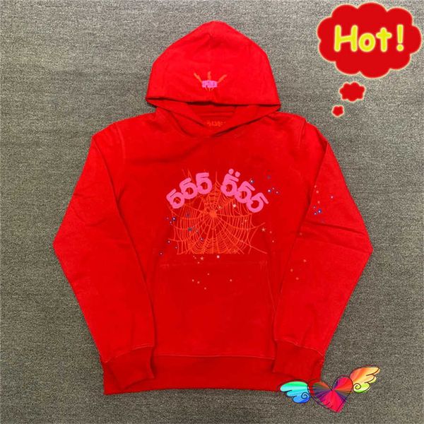 2022 red sp5der 555555 hoodie men women angel number puff printing graphic spider web sweatshirts pulloversbb66, Black
2022 red sp5der 555555 hoodie men women angel number puff printing graphic spider web sweatshirts pulloversbb66, Black