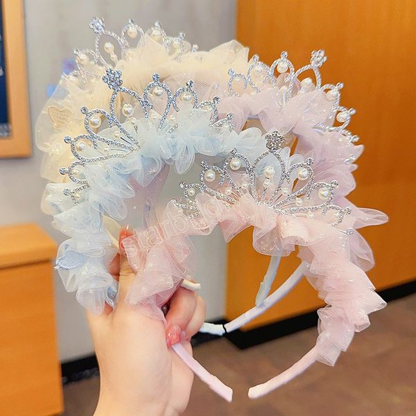 new children's lace mesh hair band rhinestone crown hair hoop princess girl birthday prom party headdress jewelry accessory gift, Slivery;white
new children's lace mesh hair band rhinestone crown hair hoop princess girl birthday prom party headdress jewelry accessory gift, Slivery;white