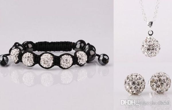 5pcslot 10mm crystal clay new arrival disco bead rhinestone crystal set bracelet necklace studs earrings jewelry set o3422 w9766046, Black
5pcslot 10mm crystal clay new arrival disco bead rhinestone crystal set bracelet necklace studs earrings jewelry set o3422 w9766046, Black