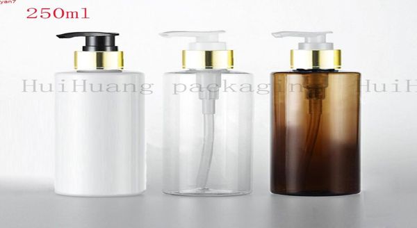 20pcs 250ml pet lotion gold collar pump bottleamber plastic cosmetic containerempty shampoo subbottlingessential oil bottlehig5923001
20pcs 250ml pet lotion gold collar pump bottleamber plastic cosmetic containerempty shampoo subbottlingessential oil bottlehig5923001