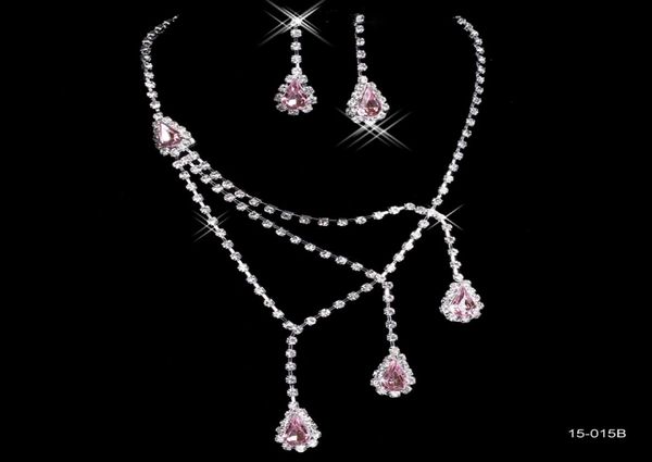 bridal charming alloy plated pink rhinestones crystals jewelry necklace set wedding bride bridesmaid prom party 15015b8639515, White
bridal charming alloy plated pink rhinestones crystals jewelry necklace set wedding bride bridesmaid prom party 15015b8639515, White