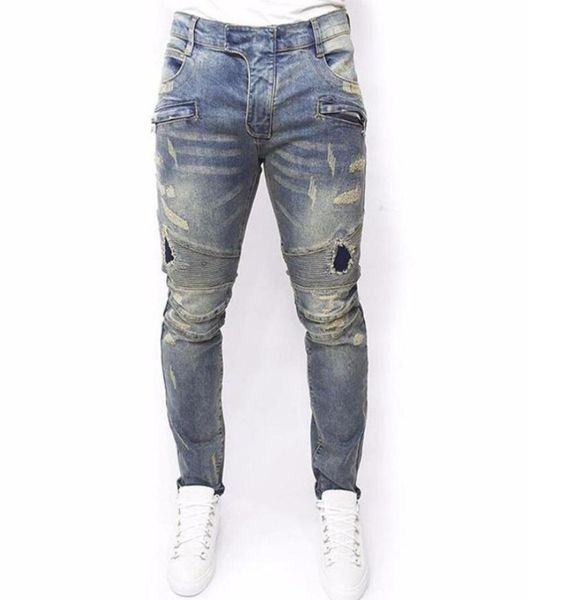 fashionplus size new men brand clothing casual mens jeans skinny slim biker jeans denim long pants ripped homme7383137, Blue
fashionplus size new men brand clothing casual mens jeans skinny slim biker jeans denim long pants ripped homme7383137, Blue