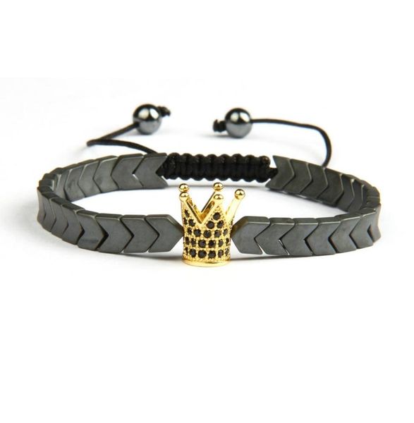 cz crown men bracelets whole micro pave black cz gold crown macrame bracelet with hematite stone beads gift for men2258053, Golden;silver
cz crown men bracelets whole micro pave black cz gold crown macrame bracelet with hematite stone beads gift for men2258053, Golden;silver