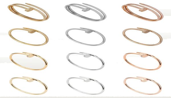 classic nail bangle bracelet mens bracelets with and without diamonds designer luxury jewelry women titanium steel alloy goldplat8554685, Black
classic nail bangle bracelet mens bracelets with and without diamonds designer luxury jewelry women titanium steel alloy goldplat8554685, Black