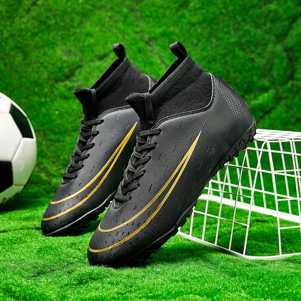 dress shoes cronaldo chuteira society soccer cleats wholesale outdoor wear resistant studded football boots futsal training sneaker 230804, Black
dress shoes cronaldo chuteira society soccer cleats wholesale outdoor wear resistant studded football boots futsal training sneaker 230804, Black