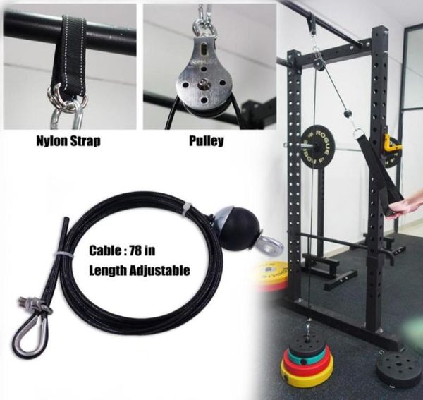 home workout fitness pulley cable system diy loading pin lifting triceps rope machine adjustable length gym sport accessories1932675
home workout fitness pulley cable system diy loading pin lifting triceps rope machine adjustable length gym sport accessories1932675