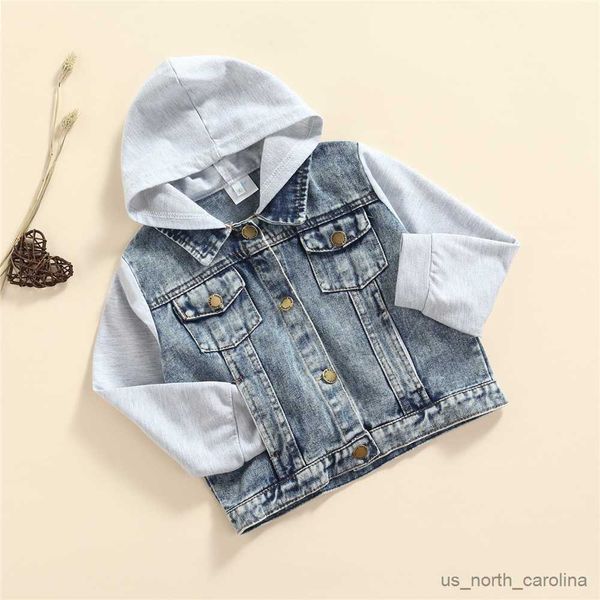 jackets baby girl fashion patchwork denim jacket coat 2-7y kids children spring fall casual long sleeve hooded outerwear outfits 2021 r23081, Blue;gray
jackets baby girl fashion patchwork denim jacket coat 2-7y kids children spring fall casual long sleeve hooded outerwear outfits 2021 r23081, Blue;gray