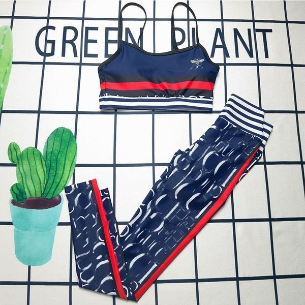 fashion yoga outfit summer bra leggings sports jogging womens tracksuits slim cut halter vest slim leggings with chest pad
fashion yoga outfit summer bra leggings sports jogging womens tracksuits slim cut halter vest slim leggings with chest pad