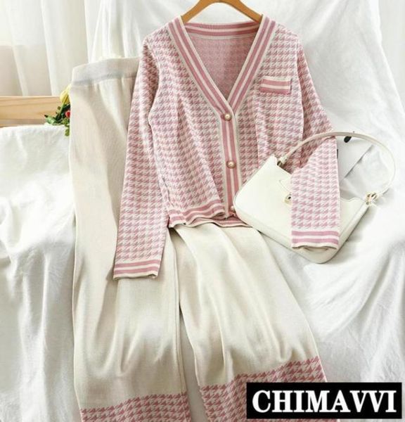 women039s tracksuits autumn fashion knitted pants suit loose cardigan sweater straight wide leg trousers houndstooth two piece 2988855146, Gray
women039s tracksuits autumn fashion knitted pants suit loose cardigan sweater straight wide leg trousers houndstooth two piece 2988855146, Gray