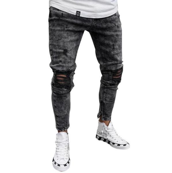 men039s jeans mens black grey skinny ripped casual slim fit distressed stretch hole denim trousers spring autumn male pants2960560, Blue
men039s jeans mens black grey skinny ripped casual slim fit distressed stretch hole denim trousers spring autumn male pants2960560, Blue