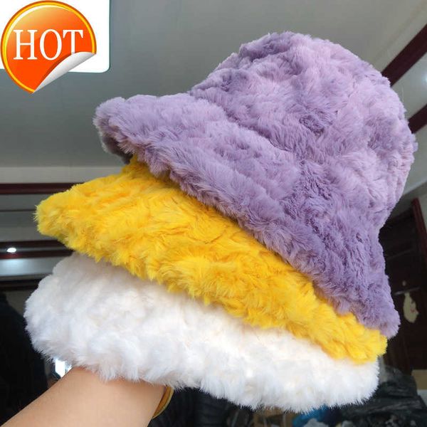 autumn winter plain faux fur plush bucket hat female pure color thicken warm cold adjustable large size fishing hat, Blue;gray
autumn winter plain faux fur plush bucket hat female pure color thicken warm cold adjustable large size fishing hat, Blue;gray