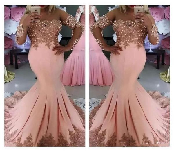 2018 formal middle east prom dresses long sleeves lace appliques mermaid evening party gowns pearls vestidos de fiesta3999804, Black
2018 formal middle east prom dresses long sleeves lace appliques mermaid evening party gowns pearls vestidos de fiesta3999804, Black