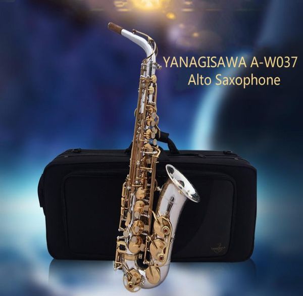 new alto eb tone saxophone yanagisawa aw037 silver plated gold key sax musical instrument with mouthpiece case gloves7591609
new alto eb tone saxophone yanagisawa aw037 silver plated gold key sax musical instrument with mouthpiece case gloves7591609