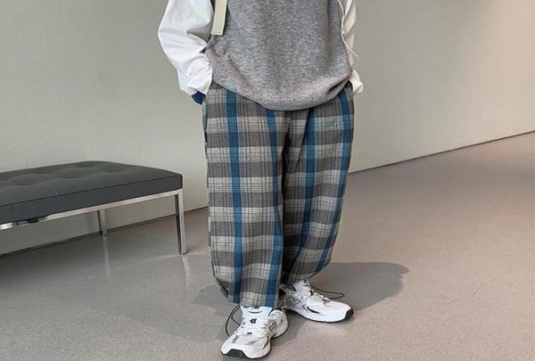 kpop men039s plaid pants retro relaxed check straight trousers washed drawstring loose oversized baggy casual bottoms9361568, Black
kpop men039s plaid pants retro relaxed check straight trousers washed drawstring loose oversized baggy casual bottoms9361568, Black