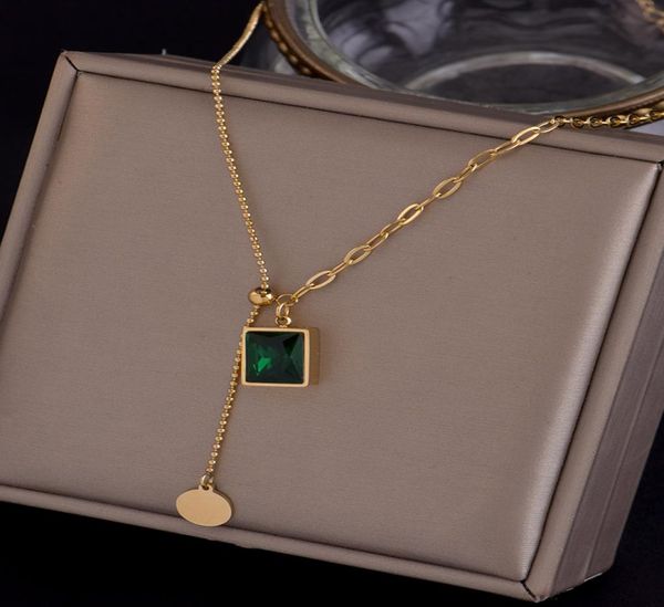 fashion charm numeral green black zircon necklaces for woman men temperament stainless steel pendant necklace jewelry gift chain1128651, Silver
fashion charm numeral green black zircon necklaces for woman men temperament stainless steel pendant necklace jewelry gift chain1128651, Silver