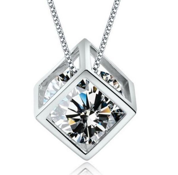 925 sterling silver necklace s925 crystal jewelry square love cube diamond pendant statement necklaces wedding vintage woman fashi1323702
925 sterling silver necklace s925 crystal jewelry square love cube diamond pendant statement necklaces wedding vintage woman fashi1323702