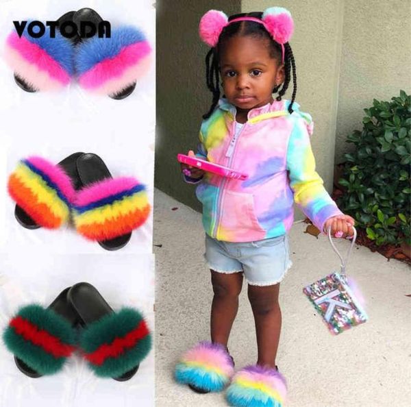 kids fur slippers real fox slides child raccoon home flop flip boy furry flat sandals girls cute fluffy shoes baby plush shoes g222115198, Black;red
kids fur slippers real fox slides child raccoon home flop flip boy furry flat sandals girls cute fluffy shoes baby plush shoes g222115198, Black;red