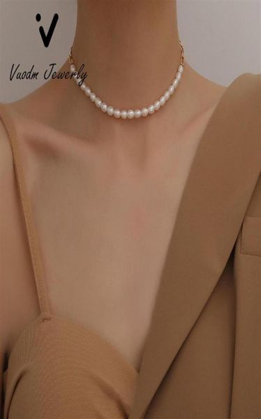 pearl chokers necklaces thicken chain choker 14k gold plated natural pearl necklace fashion women jewelry necklaces271y9831491, Golden;silver
pearl chokers necklaces thicken chain choker 14k gold plated natural pearl necklace fashion women jewelry necklaces271y9831491, Golden;silver