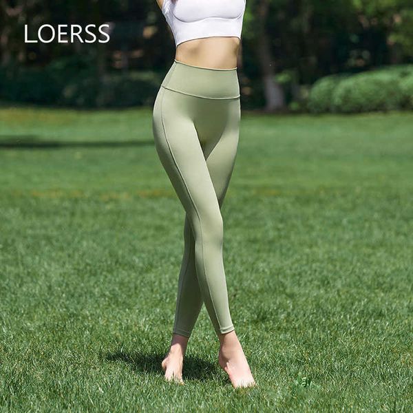 

loerss yoga pants women's outdoor high waist waterproof sports running butt lifting leggings fitness push up female tights, Black