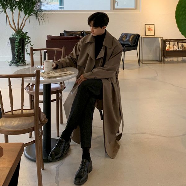 men's trench coats autumn winter fashion woolen solid color single breasted long coat jacket casual overcoat plus size colors z148 2308, Tan;black
men's trench coats autumn winter fashion woolen solid color single breasted long coat jacket casual overcoat plus size colors z148 2308, Tan;black