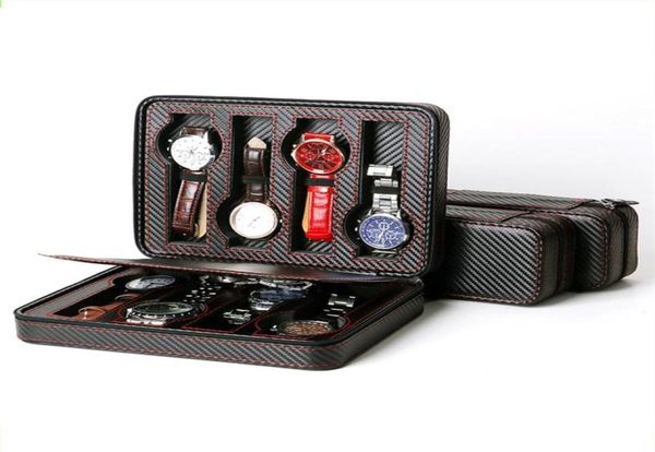 2 4 8 grids pu leather travel watch storage case zipper wristwatch box organizer can prevent the watch from scratching261j4657578, Black;blue
2 4 8 grids pu leather travel watch storage case zipper wristwatch box organizer can prevent the watch from scratching261j4657578, Black;blue