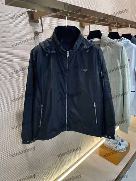xinxinbuy men designer coat jacket nylon metal triangle label long sleeve women blue red green white m-2xl, Black;brown
xinxinbuy men designer coat jacket nylon metal triangle label long sleeve women blue red green white m-2xl, Black;brown