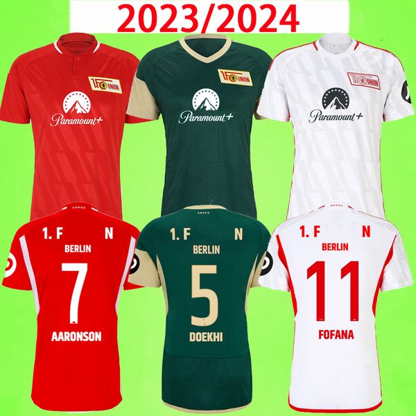 23 24 union berlin mens soccer jerseys aaronson fofana becker kral khedira laidouni behrens khedira diogo leite doekhi 2023 2024 football sh, Black;yellow
23 24 union berlin mens soccer jerseys aaronson fofana becker kral khedira laidouni behrens khedira diogo leite doekhi 2023 2024 football sh, Black;yellow