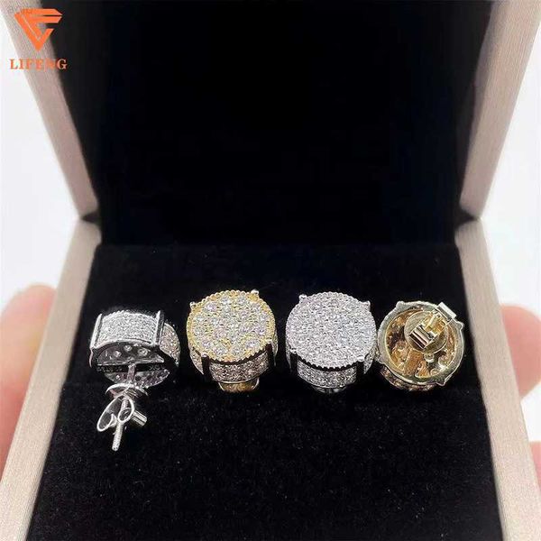lifeng jewelry moissanite luxury women customized vvs moissanite diamond 10k solid gold big round earings jewelry, Silver
lifeng jewelry moissanite luxury women customized vvs moissanite diamond 10k solid gold big round earings jewelry, Silver