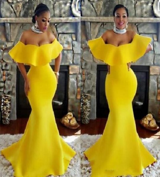 yellow african mermaid evening dresses simple off shoulder satin plus size prom dresses special occasion formal dresses custom mad3420953, Black;red 
yellow african mermaid evening dresses simple off shoulder satin plus size prom dresses special occasion formal dresses custom mad3420953, Black;red