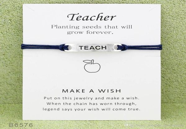 10pcslot silver tone teach charm bracelets bangles for women girls teacher adjustable friendship statement jewelry with card4902213, Golden;silver
10pcslot silver tone teach charm bracelets bangles for women girls teacher adjustable friendship statement jewelry with card4902213, Golden;silver