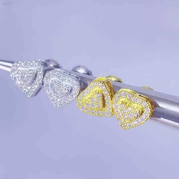 sterling silver vermeil moissanite stud earrings iced out vvs diamonds s925 layered heart studs earring luxury icy jewelry, Golden
sterling silver vermeil moissanite stud earrings iced out vvs diamonds s925 layered heart studs earring luxury icy jewelry, Golden