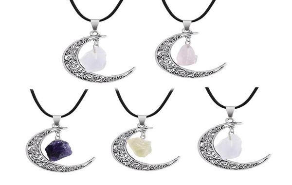 natural crystal stone necklaces starry sky moon gemstone pendant necklace sweater decoration fashion jewelry with chain9219220, Silver
natural crystal stone necklaces starry sky moon gemstone pendant necklace sweater decoration fashion jewelry with chain9219220, Silver