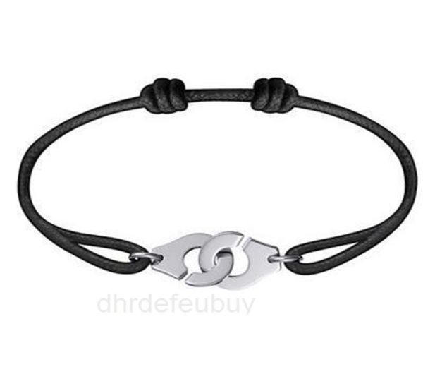 2022 new france famous jewelry dinh chain vanfor women fashion 925 sterling silver rope handcuff bracelet menottes brand srop1340894, Black
2022 new france famous jewelry dinh chain vanfor women fashion 925 sterling silver rope handcuff bracelet menottes brand srop1340894, Black