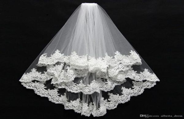 short bridal veils three layers with comb lace applique edge wedding veil voile de mariee head accessories in stock43439752395185, Black
short bridal veils three layers with comb lace applique edge wedding veil voile de mariee head accessories in stock43439752395185, Black